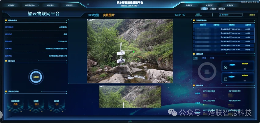 远门河水库项目应用图