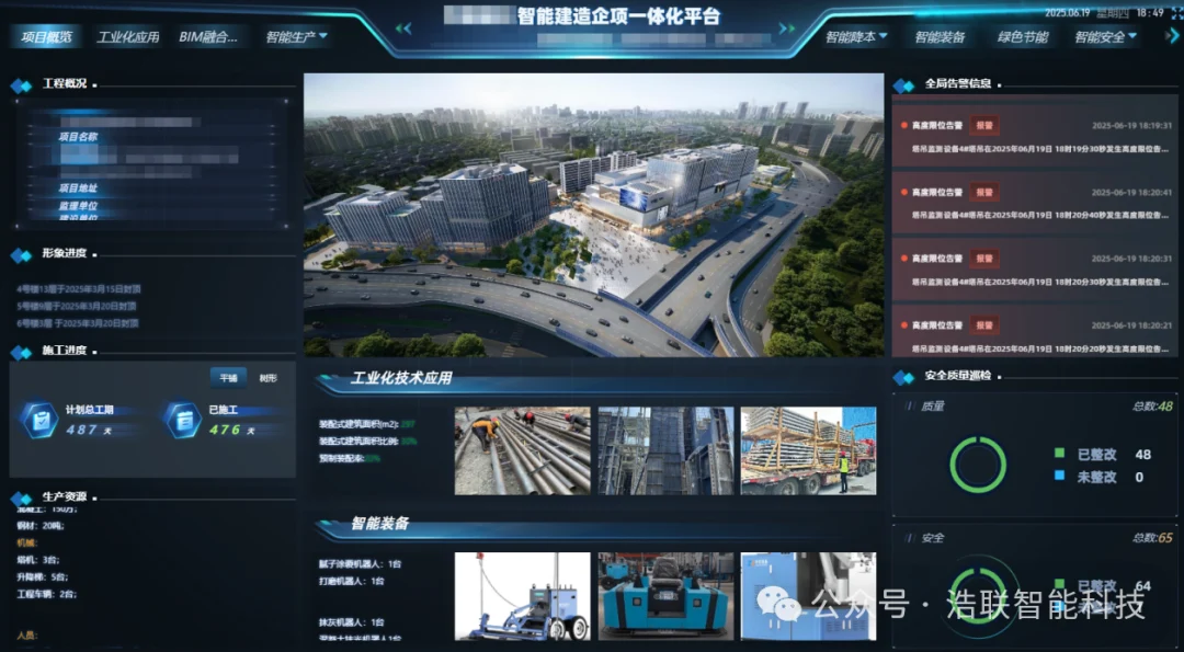 全省推进!江苏智能建造按下“加速键”:省级实施方案修订印发!12地入选试点区县名单!浩联全力助推江苏智能建造产业升级!新闻配图