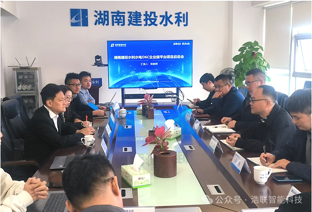 数智赋能,携手共赢 | 湖南建投水利水电D6企业级平台项目启动会成功举办!